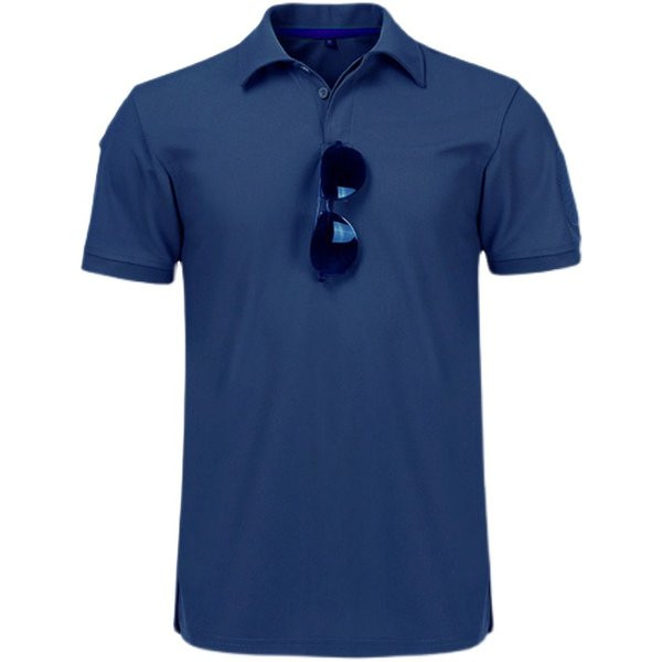 Bluză casual bărbătească cu emblemă pe mânecă