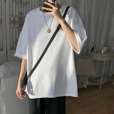 Tricou barbatesc cu maneca scurta - model larg