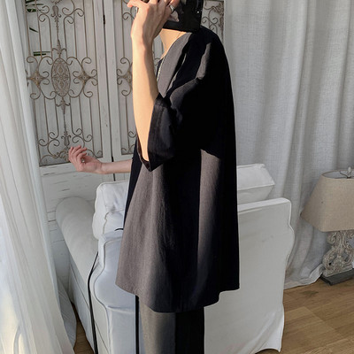 Tricou barbatesc cu maneca scurta - model larg