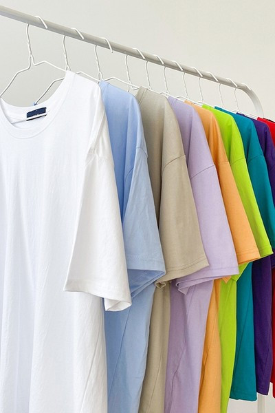 Tricou barbatesc cu maneca scurta - model larg