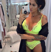 Set intim de dama din doua parti cu dantela