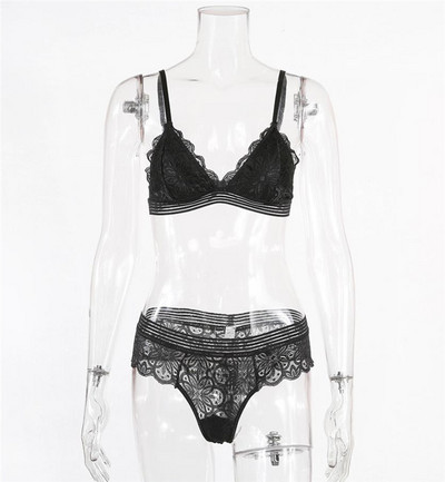 Set intim de dama din doua parti cu dantela