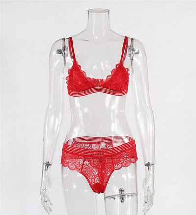 Set intim de dama din doua parti cu dantela