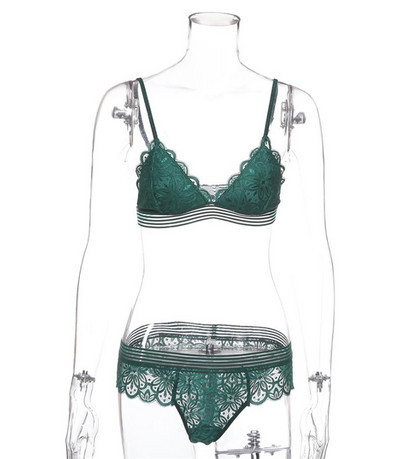 Set intim de dama din doua parti cu dantela