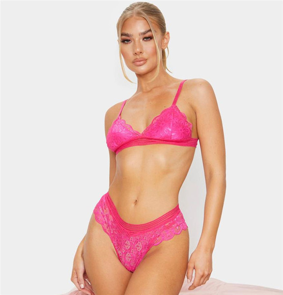 Set intim de dama din doua parti cu dantela