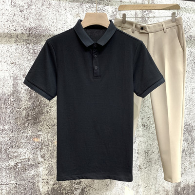 Ανδρική casual μπλούζα απλό μοντέλο - μεγάλο μέγεθος