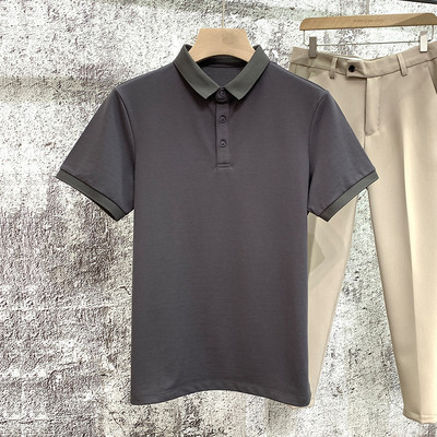 Ανδρική casual μπλούζα απλό μοντέλο - μεγάλο μέγεθος