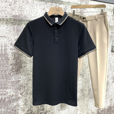 Ανδρική casual μπλούζα απλό μοντέλο - μεγάλο μέγεθος