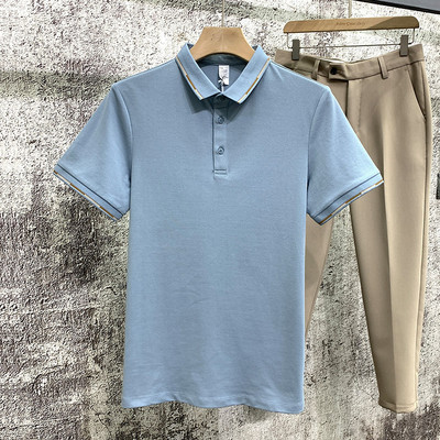 Ανδρική casual μπλούζα απλό μοντέλο - μεγάλο μέγεθος