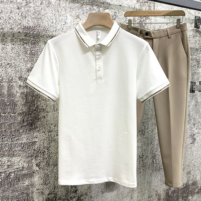 Ανδρική casual μπλούζα απλό μοντέλο - μεγάλο μέγεθος