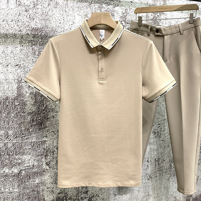 Ανδρική casual μπλούζα απλό μοντέλο - μεγάλο μέγεθος