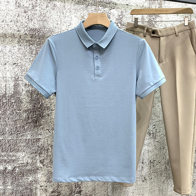 Ανδρική casual μπλούζα απλό μοντέλο - μεγάλο μέγεθος