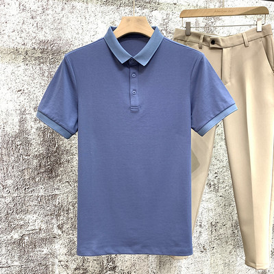 Ανδρική casual μπλούζα απλό μοντέλο - μεγάλο μέγεθος