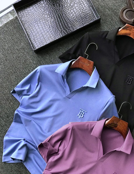 Bluza barbatesta cu broderie si guler clasic