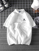 Bluză bărbătească de vară cu inscripție brodată