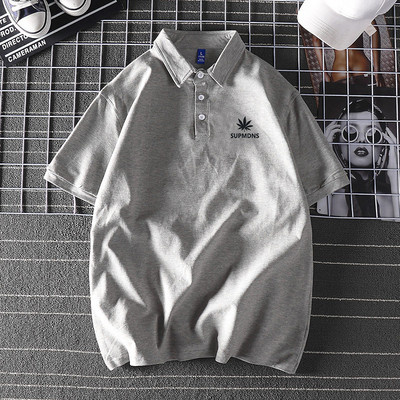 Bluză bărbătească de vară cu inscripție brodată