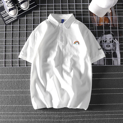 Bluză bărbătească de vară cu inscripție brodată