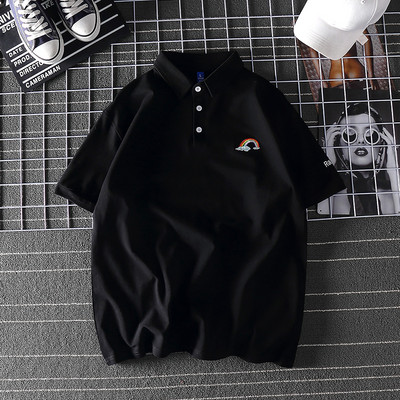 Bluză bărbătească de vară cu inscripție brodată