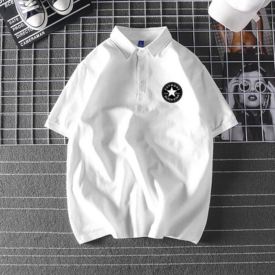 Bluză bărbătească de vară cu inscripție brodată