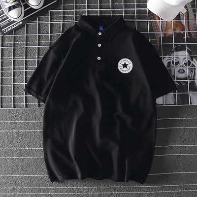 Bluză bărbătească de vară cu inscripție brodată