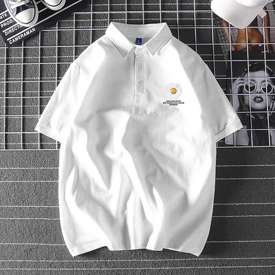 Bluză bărbătească de vară cu inscripție brodată