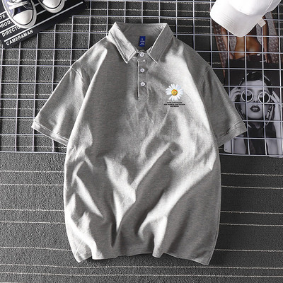 Bluză bărbătească de vară cu inscripție brodată