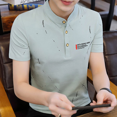 Bluza barbatesta cu guler jos si nasturi - mai multe modele