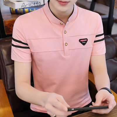 Bluza barbatesta cu guler jos si nasturi - mai multe modele