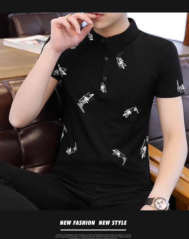 Bluza barbatesta cu guler jos si nasturi - mai multe modele