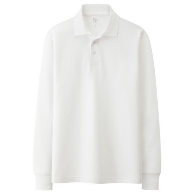 Jednobojna ležerna bluza s klasičnim ovratnikom za muškarce