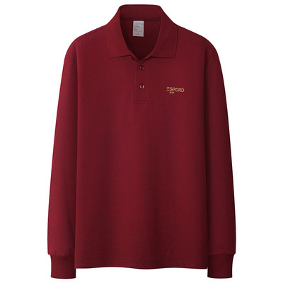 Jednobojna ležerna bluza s klasičnim ovratnikom za muškarce