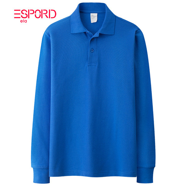 Jednobojna ležerna bluza s klasičnim ovratnikom za muškarce