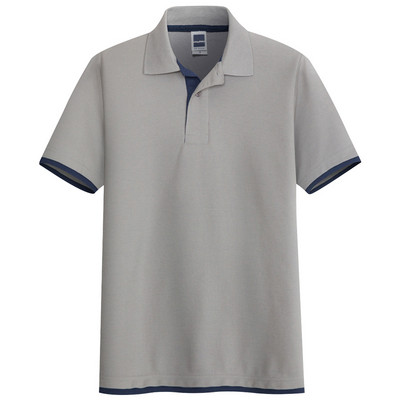 Tricou pentru bărbați cu guler și nasturi clasici - în mai multe culori