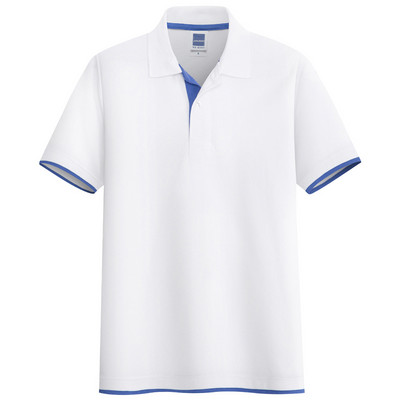 Tricou pentru bărbați cu guler și nasturi clasici - în mai multe culori