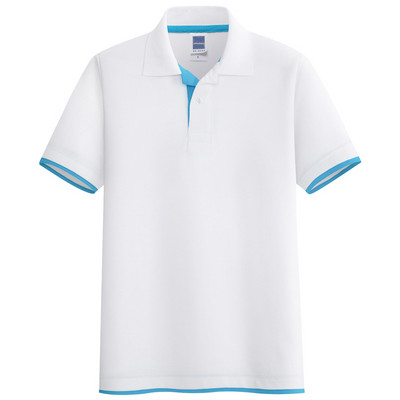 Tricou pentru bărbați cu guler și nasturi clasici - în mai multe culori