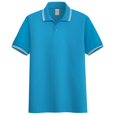 Tricou pentru bărbați cu guler și nasturi clasici - în mai multe culori