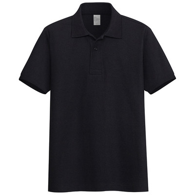 Tricou pentru bărbați cu guler și nasturi clasici - în mai multe culori