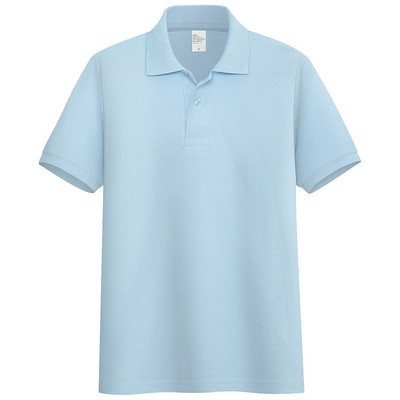 Tricou pentru bărbați cu guler și nasturi clasici - în mai multe culori