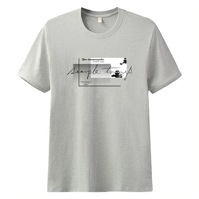 Moderna muška majica s printom i kratkim rukavima