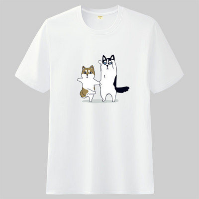 Moderna muška majica s printom i kratkim rukavima