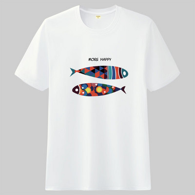 Moderna muška majica s printom i kratkim rukavima