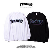 Bluză casual bărbătească cu imprimeu și mâneci lungi