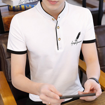 Bluză casual bărbătească cu mâneci scurte - mai multe modele