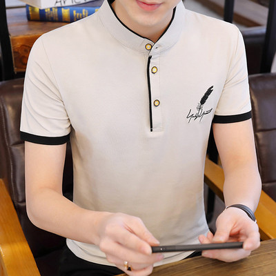 Bluză casual bărbătească cu mâneci scurte - mai multe modele