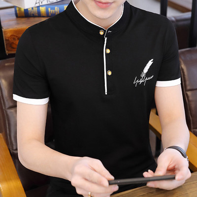 Bluză casual bărbătească cu mâneci scurte - mai multe modele