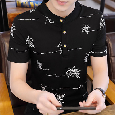 Bluză casual bărbătească cu mâneci scurte - mai multe modele