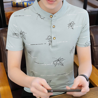 Bluză casual bărbătească cu mâneci scurte - mai multe modele