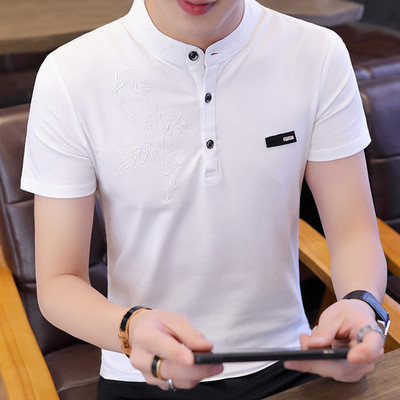 Bluză casual bărbătească cu mâneci scurte - mai multe modele