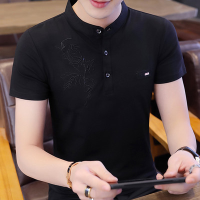 Bluză casual bărbătească cu mâneci scurte - mai multe modele