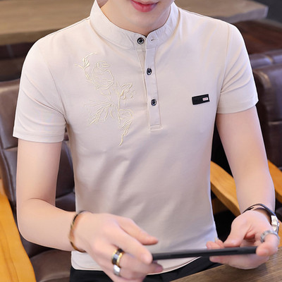 Bluză casual bărbătească cu mâneci scurte - mai multe modele